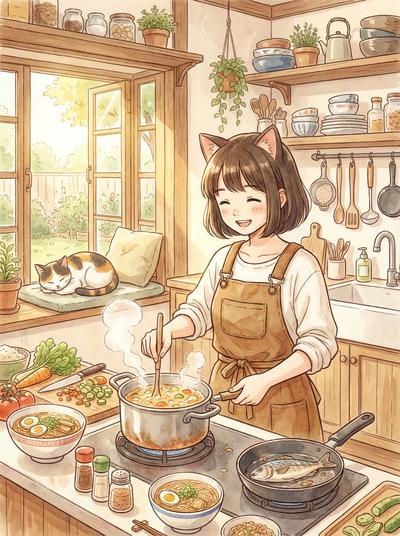 免费看片动漫-暖心厨房物语